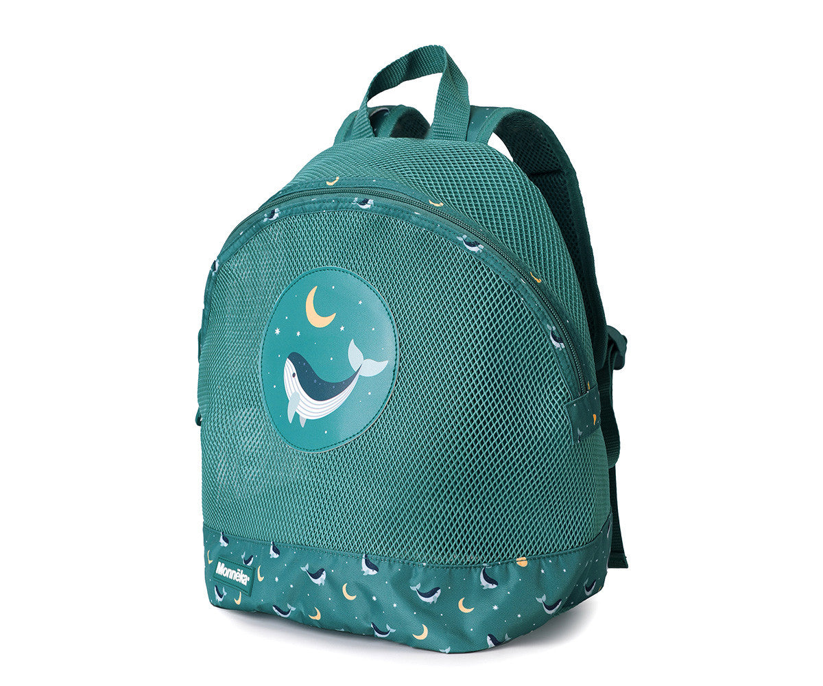 Mochila de Praia anti-areia - Whale Teal | Monnëka.