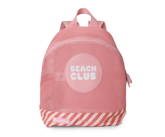 Mochila de Praia anti-areia - Stripes Bloom & Blush | Monnëka.