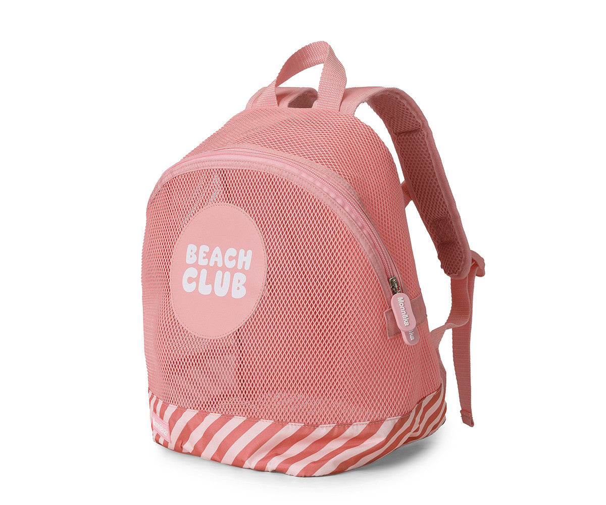 Mochila de Praia anti-areia - Stripes Bloom & Blush | Monnëka.