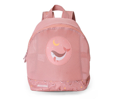 Mochila de Praia anti-areia - Whale Rosa | Monnëka