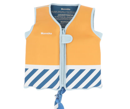 Colete Flutuador Aprendizagem - Stripes Blues & Beyond | Monnëka.