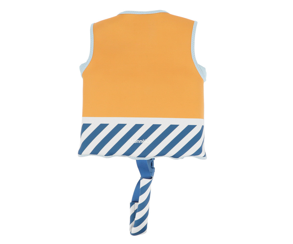 Colete Flutuador Aprendizagem - Stripes Blues & Beyond | Monnëka.