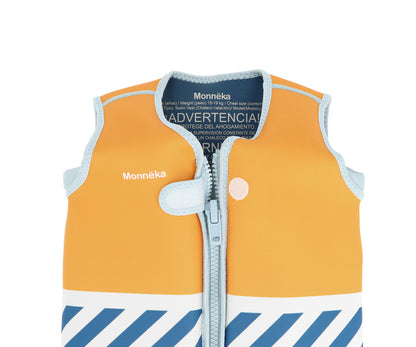 Colete Flutuador Aprendizagem - Stripes Blues & Beyond | Monnëka.