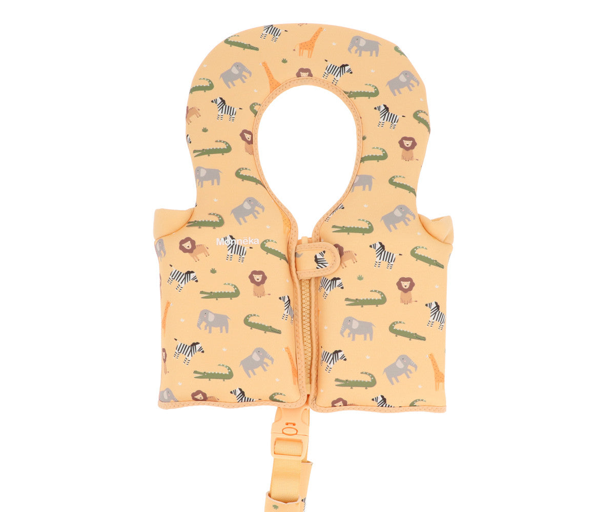 Colete Flutuador Aprendizagem 1-2 Anos - Wild Animals  | Monnëka
