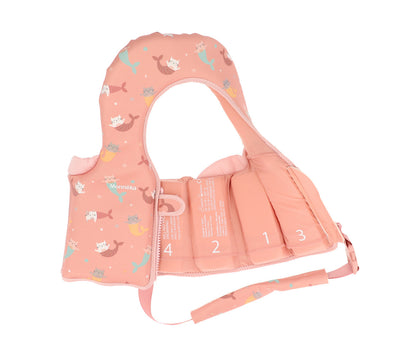 Colete Flutuador Aprendizagem 1-2 Anos - Mermaid Cats | Monnëka.