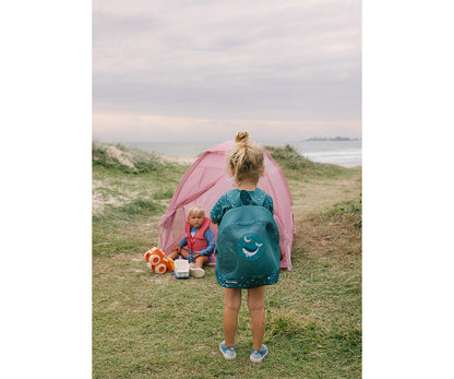 Mochila de Praia anti-areia - Whale Teal | Monnëka.