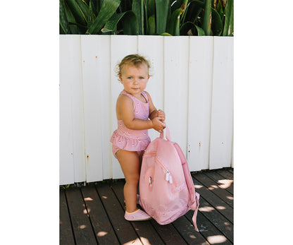 Mochila de Praia anti-areia - Whale Rosa | Monnëka