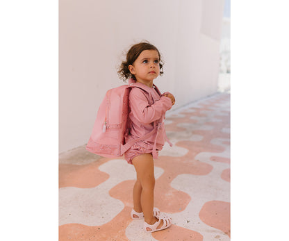 Mochila de Praia anti-areia - Whale Rosa | Monnëka
