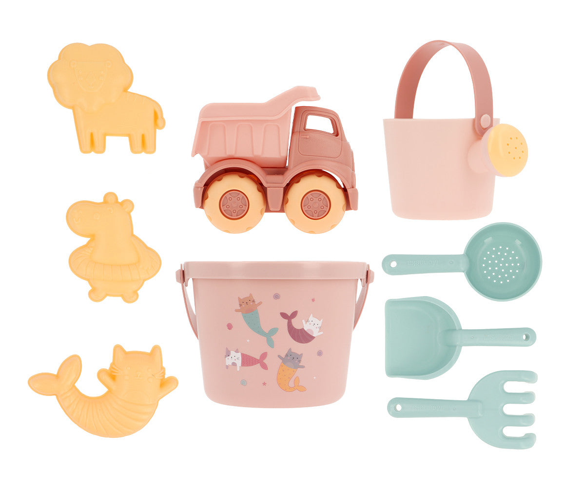 Conjunto Brinquedos de Praia - Mermaid Cats.