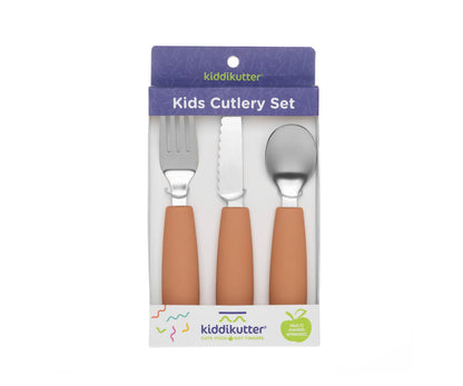 Conjunto Talheres de Criança - Peach Fuzz | KiddiKutter