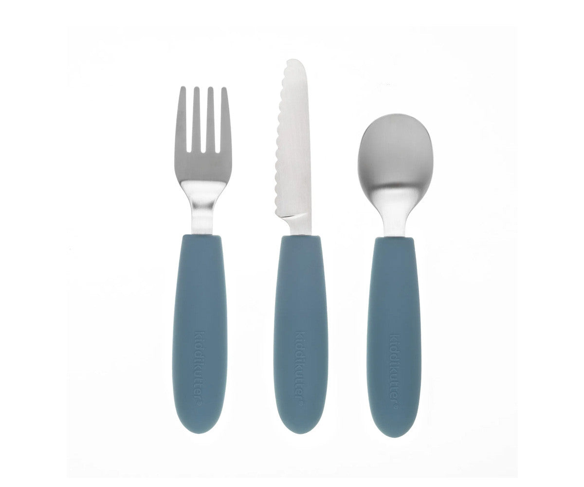 Conjunto Talheres de Criança - Sky Blue | KiddiKutter