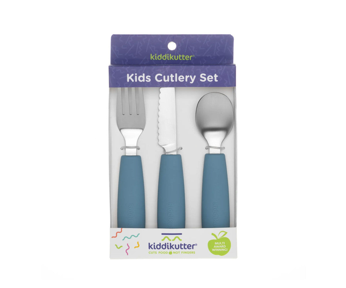Conjunto Talheres de Criança - Sky Blue | KiddiKutter