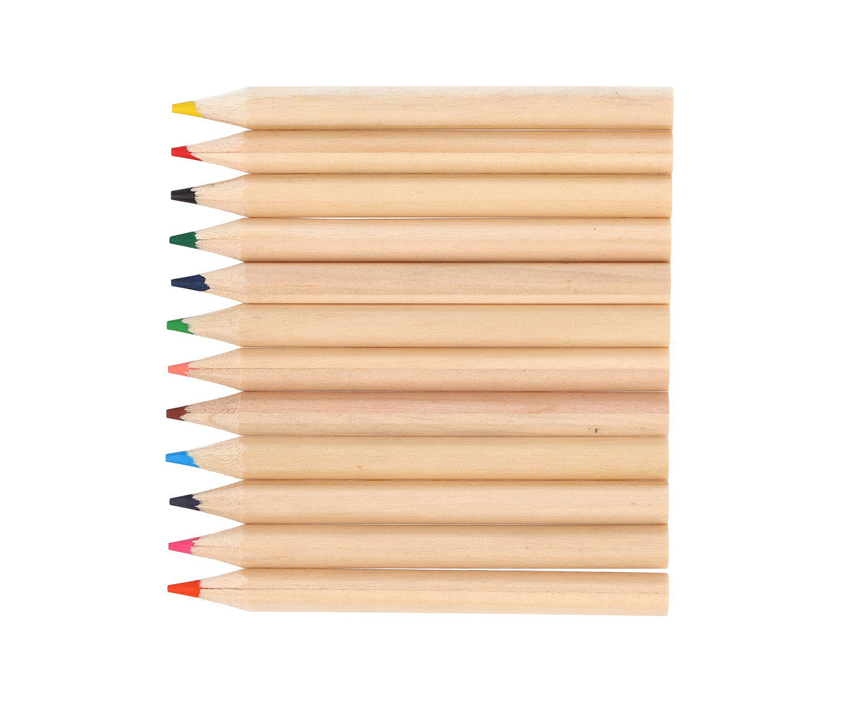 Tubo 12 lápis cor - Pandas in Space | Tutete