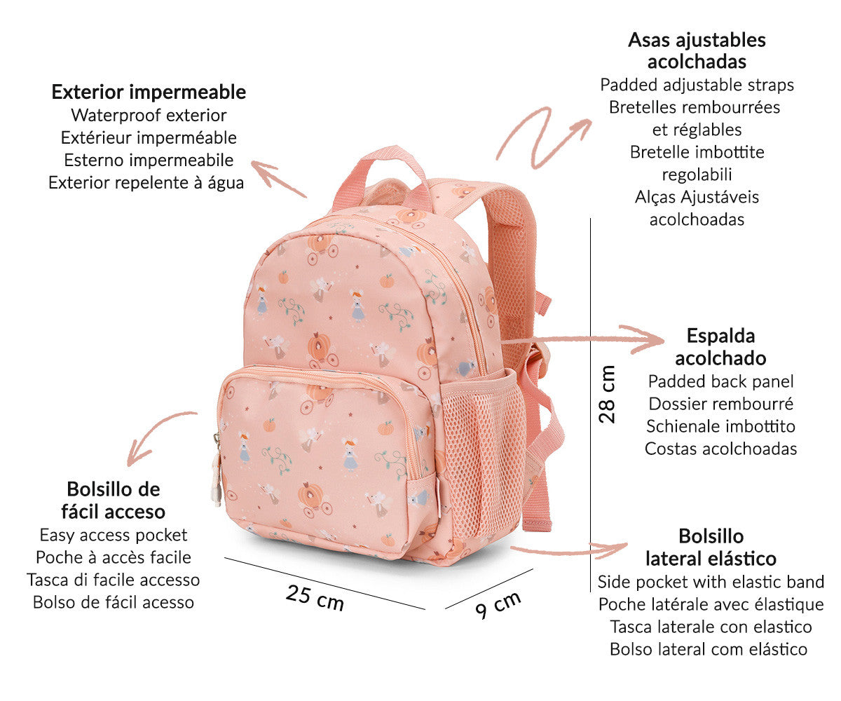 Mochila pré-escolar - Mouse Fairies | Tutete