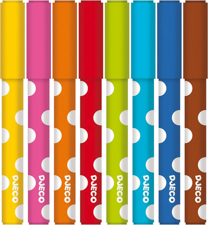 8 Marcadores Laváveis