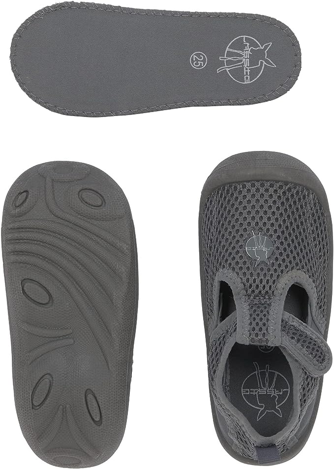 Sandálias de Praia - Cinza Escuro.