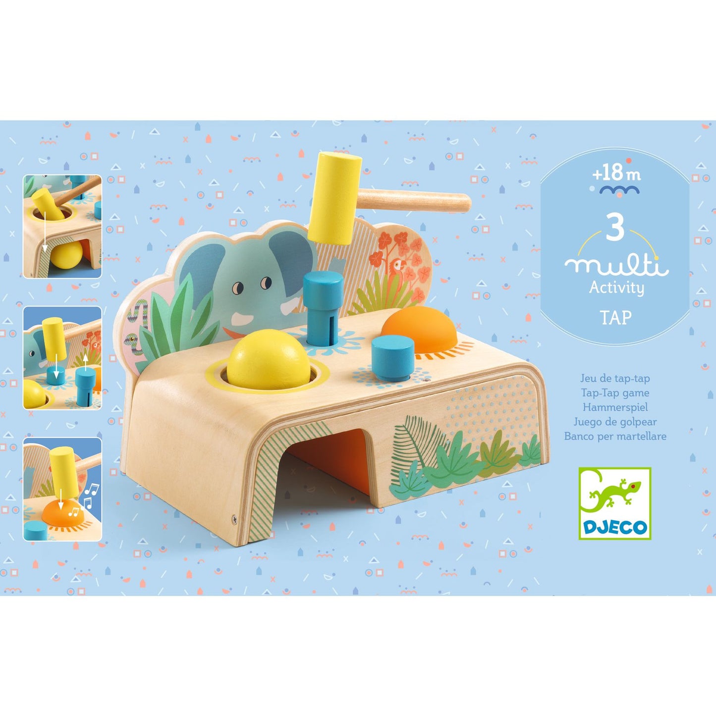 MultiTap - Jogo Sensorial com Martelo | Djeco