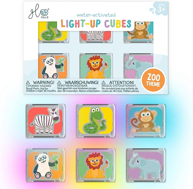 Cubos Luminosos Edição Limitada Zoo - Glo Pals