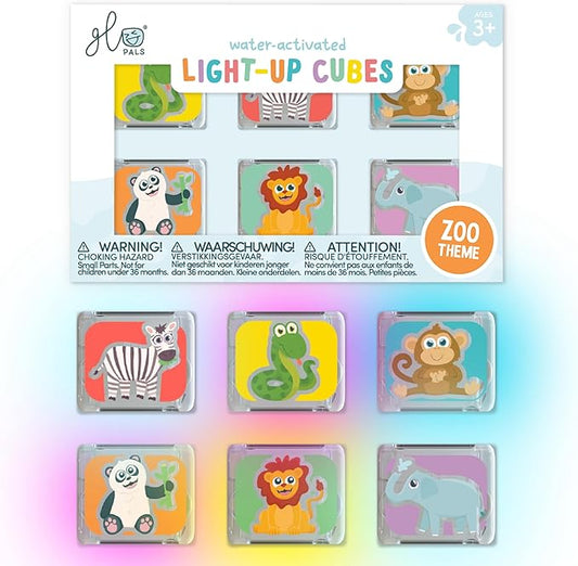 Cubos Luminosos Edição Limitada Zoo - Glo Pals