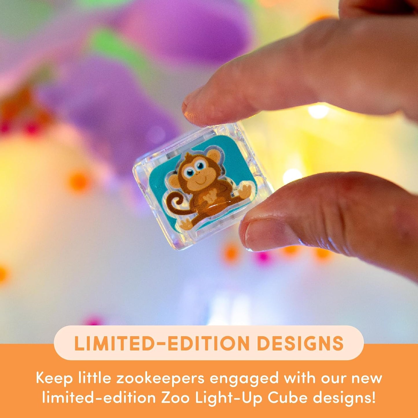 Cubos Luminosos Edição Limitada Zoo - Glo Pals