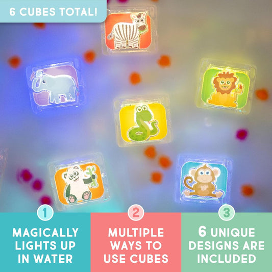 Cubos Luminosos Edição Limitada Zoo - Glo Pals