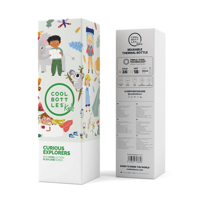 Cool Bottles - Garrafa Térmica 350ml - Curious Explorers