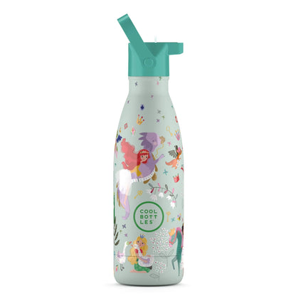 Cool Bottles - Garrafa Térmica 350ml - Princess Kingdom