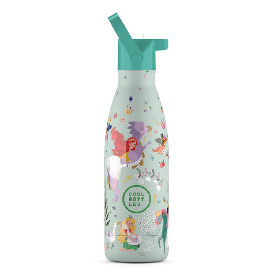 Cool Bottles - Garrafa Térmica 350ml - Princess Kingdom
