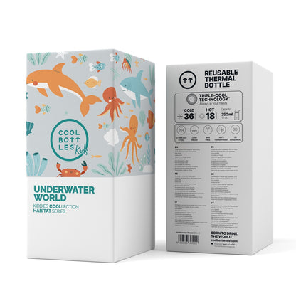 Cool Bottles - Garrafa Térmica 350ml - Underwater World
