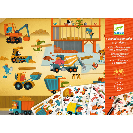 Jogo de Decalcar - 3 Cenários | Djeco