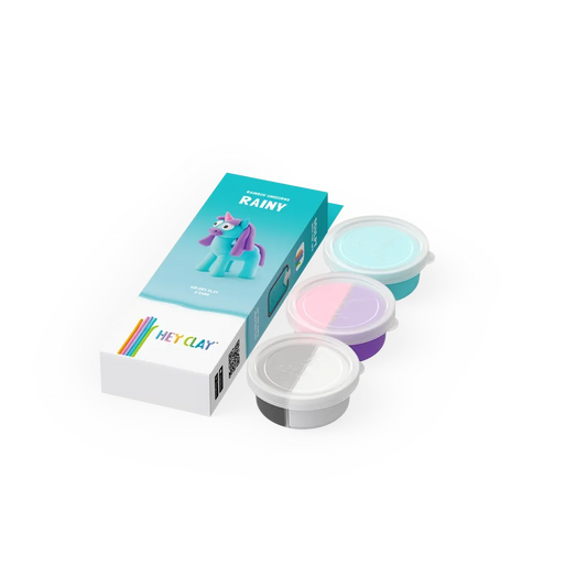 Massas de Modelar Rainbow Unicorns - Rainy | HEY CLAY