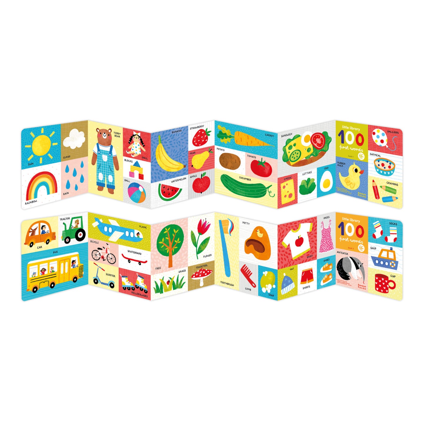 Little Library - 100 First Words | Banana Panda