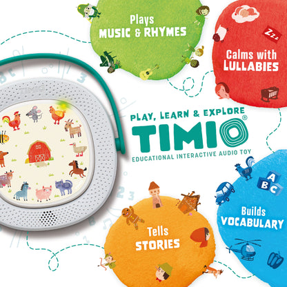 Leitor de Áudio Interactivo e Educativo - Timio - Kit Inicial.