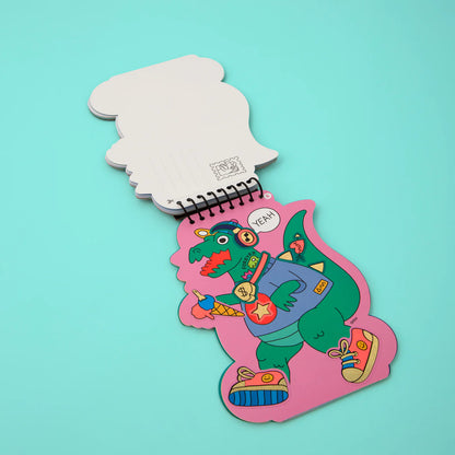 Super Livro de Autocolantes e Colorir - Dino | OMY