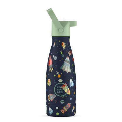 Cool Bottles - Garrafa Térmica 260ml - Space Rockets