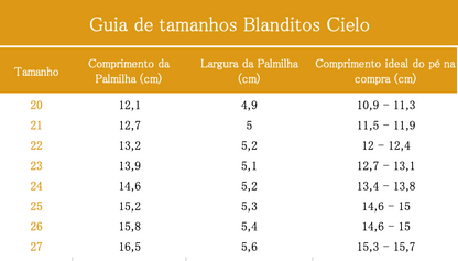 Sandálias Cielo - Azul Azafata | Blanditos