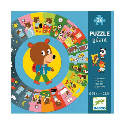 Puzzle - O Dia Circular Gigante 24 peças.