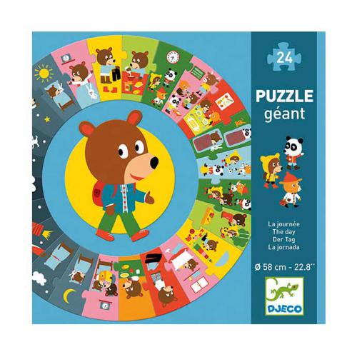 Puzzle - O Dia Circular Gigante 24 peças.