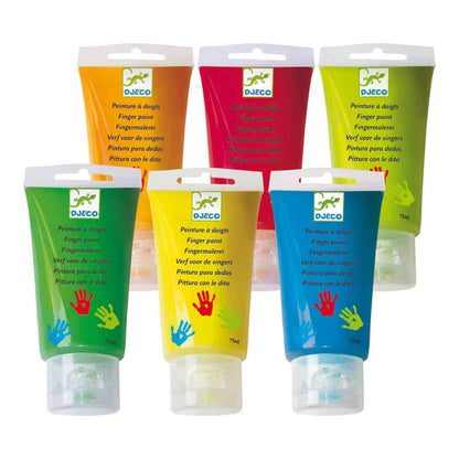 Tubos de Tinta para Pintar com as Mãos| Djeco