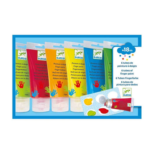 Tubos de Tinta para Pintar com as Mãos| Djeco