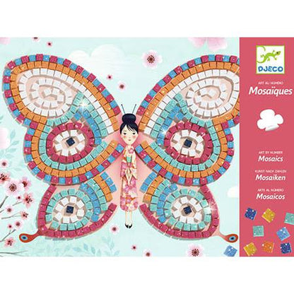 Jogo de Colagem em Mosaico - Borboletas | Djeco