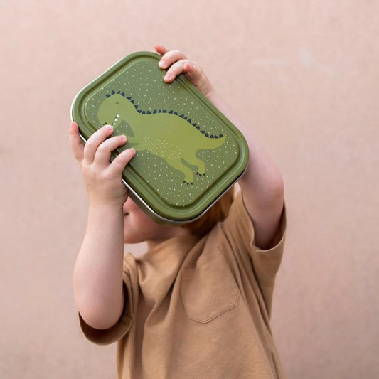 Lancheira Metálica Grande - Mr. Dino | Trixie