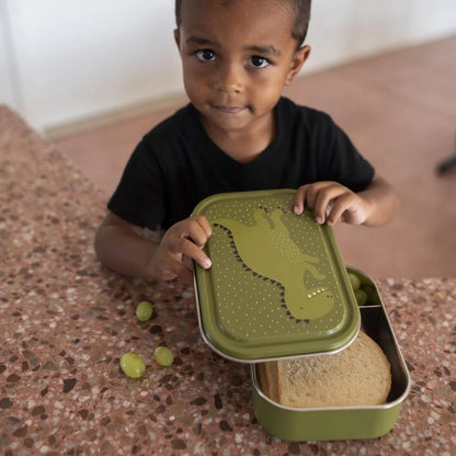 Lancheira Metálica Grande - Mr. Dino | Trixie