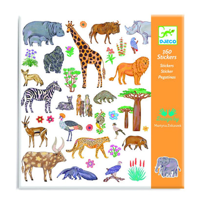 160 Autocolantes - Kenya | Djeco