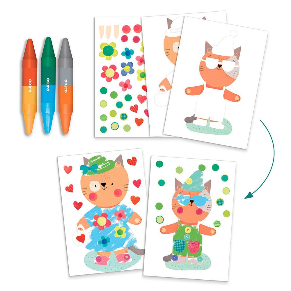 Animais e as suas Casas - Atividades Criativas| Djeco