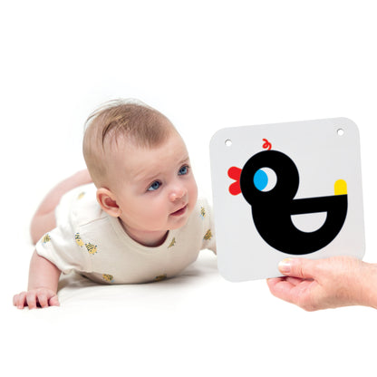 Cartões Alto Contraste para Bebé