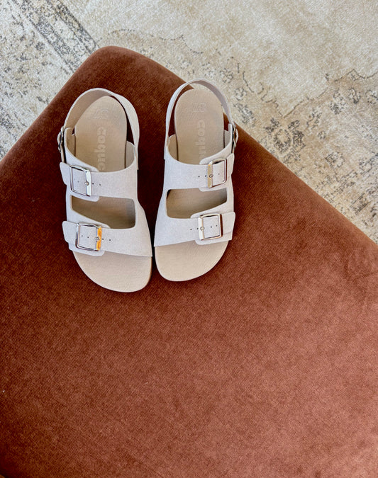 Sandálias Suede - Areia | Coqueflex