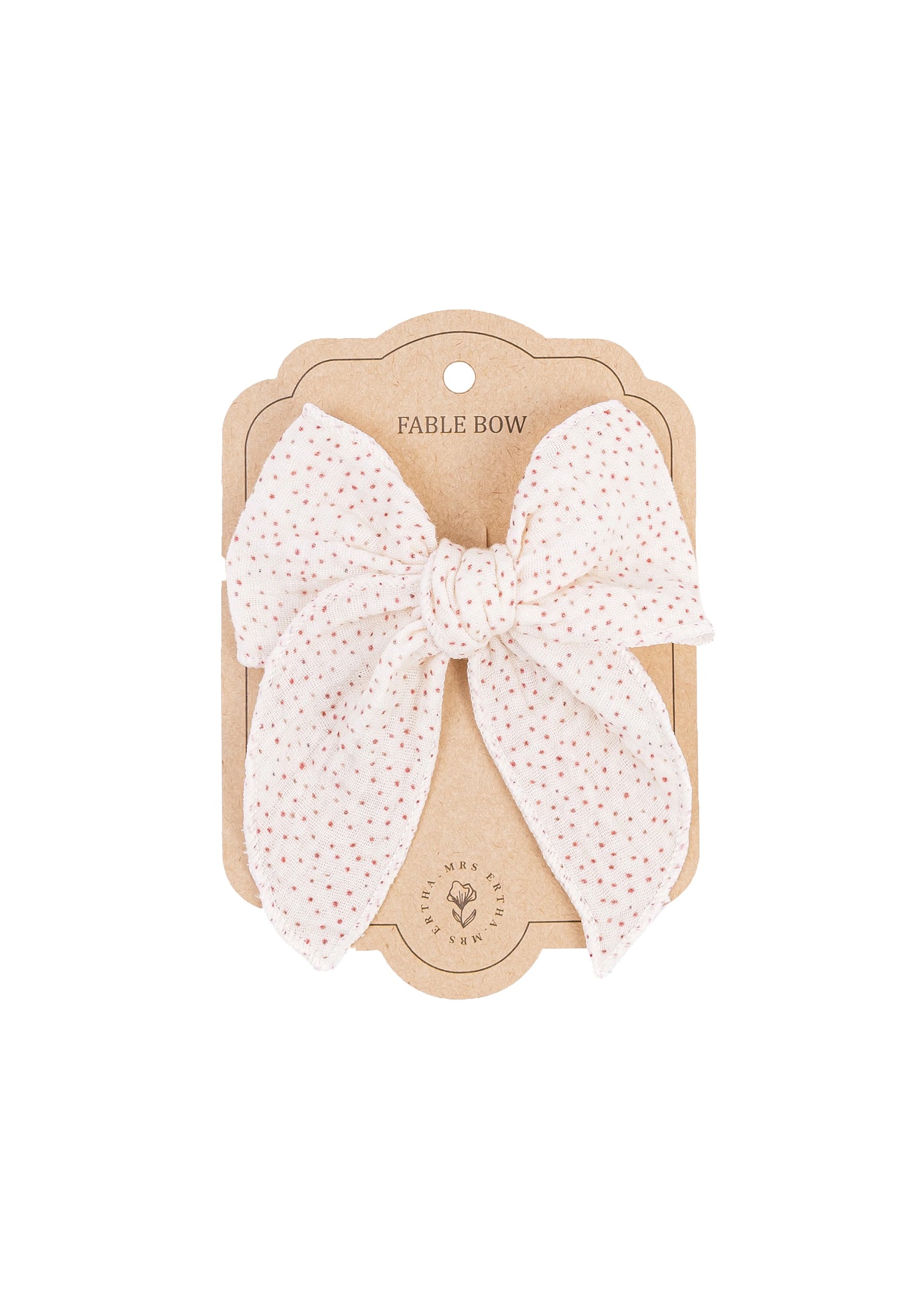 Gancho Cabelo com Laço - Unique Dots | Mrs. Ertha