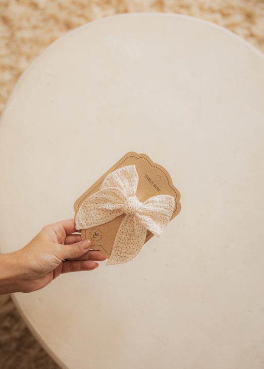 Gancho Cabelo com Laço - Unique Dots | Mrs. Ertha