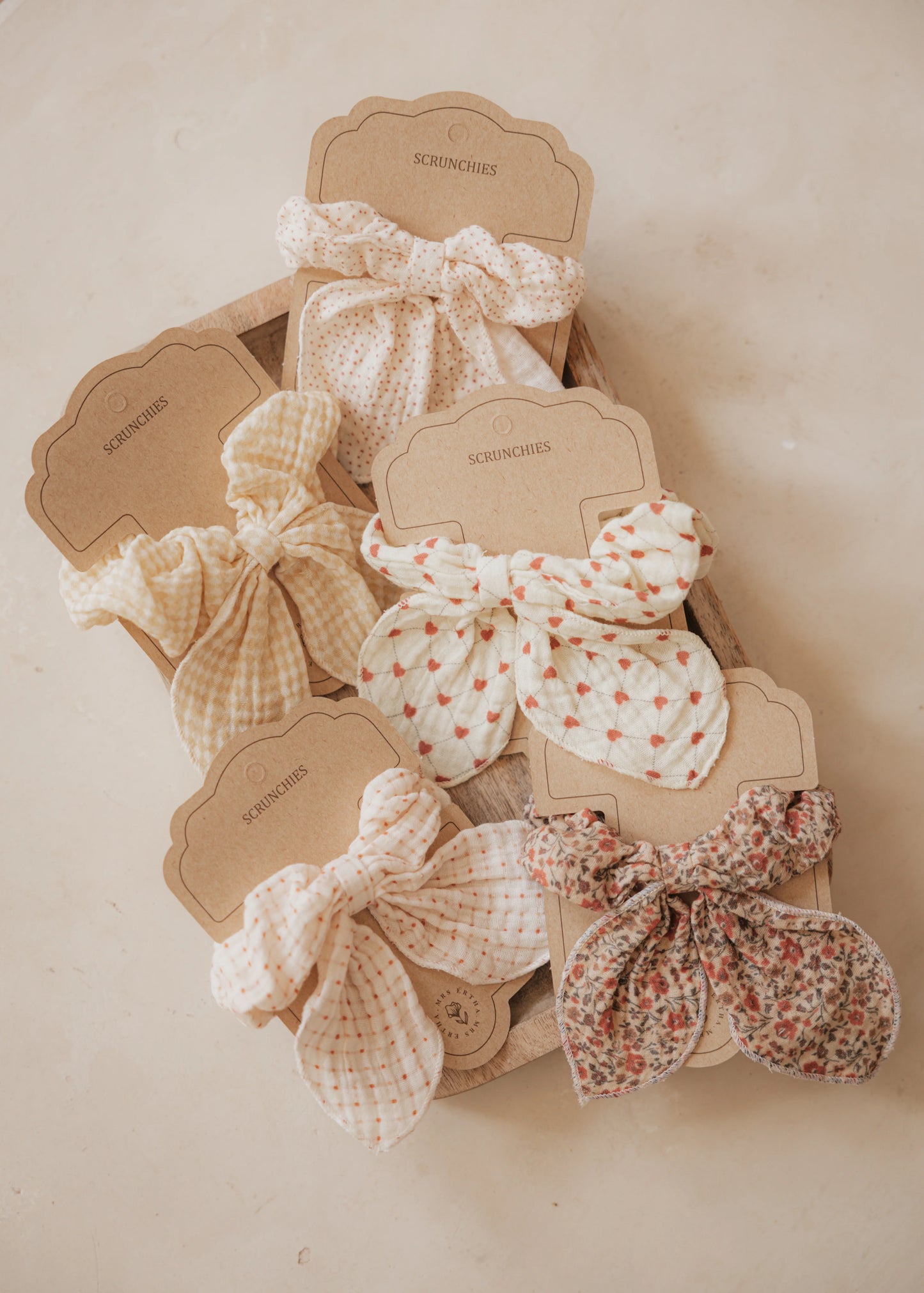 Scrunchies - Organic Squares | Mrs. Ertha